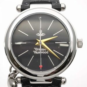 ヴィヴィアンウェストウッド　VV006BKBK　オーブベルト　チャーム　レディース　腕時計　Vivienne Westwood　中古　◆3111/藤枝インター店