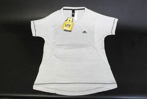 adidas/アディダス EUA47 レディース ヘザー半袖Tシャツ スポーツウェア サイズS★送料310円★