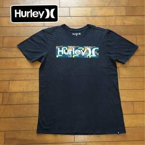 ★【 Hurley 】★ ボタニカル柄プリントTシャツ★サイズM★ i-591