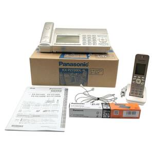 [240826] 完全動作品 パナソニック KX-PZ720DL-N おたっくす デジタルコードレスFAX 子機1台付き 迷惑電話対策機能搭載 シャンパンゴールド