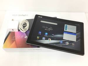 〇【良品】ASUS ZenPad 10 Z301MFL-GY16 P00L SIMフリー Android タブレット アッシュグレー 動作品