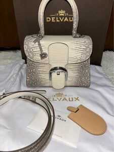 DELVAUX Brillant Mini S Lizard Ceramica