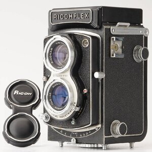 リコー Ricoh RICOHFLEX ニューダイヤ 二眼レフカメラ / RIKEN RICONAR F3.5 8cm 80mm