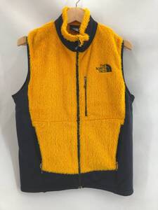 ★ THE NORTH FACE ザノースフェイス ジップベストON45103 サイズM 黄×紺 冬