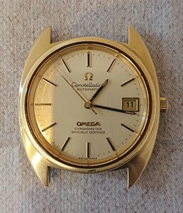 OH済 70s OMEGA オメガ コンステレーション Cライン cケース 後期 ゴールドキャップ 金メッキ ジェラルドジェンタ 自動巻き