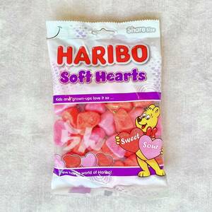 HARIBO【日本未販売】soft hearts 175g ハート型　ハリボー　ソフトキャンディ　心食感