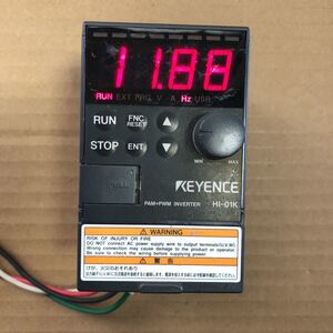 KEYENCE キーエンス インバーター HI-01K 0.1kw 動作確認済み①