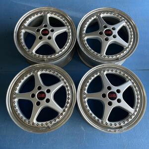 希少 OZ レーシング　Mito-Ⅱ OZ Racing Mito2 18インチ　7.5J+50(実測) PCD114.3-5穴　ハブ径約75mm アルミホイール4本セット