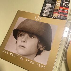 開封しましたが未視聴美品♪帯付き♪初回限定盤2枚組 U2 ベスト 1980-1990 The Best of U2プライド♪ベーストラップ♪ディザイヤー