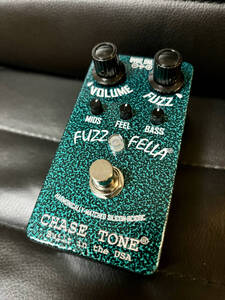 【新品】 CHASE TONE FUZZ FELLA TEAL BC109C ファズフェイス ジミヘン クラプトン ジョンソン デュアンオールマン SRV ギルモア