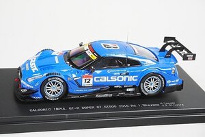 EBBRO エブロ 1/43 NISSAN 日産 カルソニック インパル GT-R スーパーGT GT500 Rd.1 岡山 2016 #12 45381