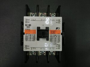 中古 富士電機 Fuji Electric 電磁接触器 MAGNETIC CONTACTOR マグネットコンタクター 型式: SC-N3 (65) SC65BAA 管理No.44152