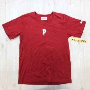 PINK HOUSE ピンクハウス レディース 日本製 Pプリント 半袖Tシャツ M 赤