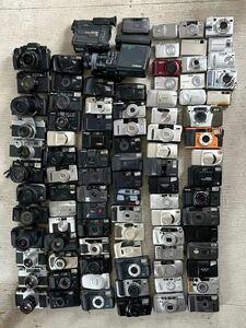 Canon OLYMPUS Pentax MINOLTA Nikon Sony FUJIFILM CONTAX CASIO フィルムカメラ デジタルカメラ 94台 まとめ セット 大量 ジャンク 