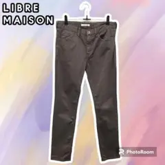 LIBRE MAISON レディースチノパン ブラウンeg593 セール