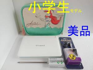 良品□小学生モデル 電子辞書 XD-SK2800WE イヤホン・ケース付き 中学受験□E05