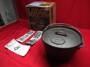 未使用保管品 Lodge Co. Lewis & Clark 8 Quart 12 Diameter ロッジ ロジック ダッチオーブン 内径25cm 管理AS1102F-H02