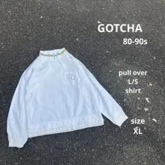 90s GOTCHA 希少　プルオーバーシャツ　民族　スウェット　tシャツ