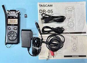 TASCAM DR-05 リニアPCMレコーダー　AC電源　他付き