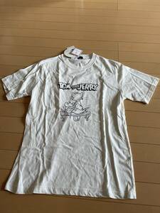 ★新品 BEAMS HEART ビームスハート Ｔシャツ 半袖シャツ メンズ Ｌtom and jerry トムとジェリー ホワイト