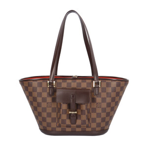 ルイヴィトン マノスクPM ダミエ ショルダーバッグ ダミエキャンバス N51121 ブラウン レディース LOUIS VUITTON 中古 美品