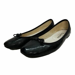 G601 repetto レペット バレエシューズ フラットパンプス 約 22.5cm ブラック