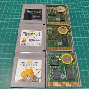 アレサ　アレサ2 　アレサ3 電池交換 ゲームボーイ GB 正規品