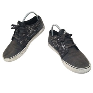 ※YM2 NIKE TOKI LOW TXT PRINT Black/Anthracite/Dark Grey 631697-002 ナイキ スニーカー 迷彩 ブラック 27.5cm