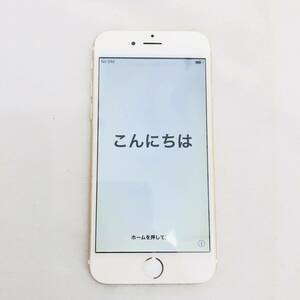 1円 初期化済み Apple iPhone6 16GB au 利用制限◯ A1586 MG492J/A ゴールド