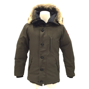 1円 カナダグース 68F8490 サイズ S/P ダウン ジャケット メンズ カーキ系 コヨーテファー アウター CANADA GOOSE