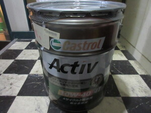 【SALE】カストロール/Castrol Activ 4T 10W-40 20L 部分合成油/未使用品/正規品/限定品/二輪車4サイクルエンジン用/部分合成油/