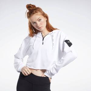 Reebok リーボック　フーディー [Meet You There Hoodie] パーカー　フード付き　ロングスリーブ　トレーナー　ホワイト　白