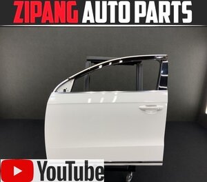 VW065 3C パサート ヴァリアント TSI ハイラインBMT 左フロント ドア ◆LB9A キャンディーホワイト 【動画有り】○ ★即決★