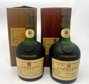 未開栓 NAPOLEON ナポレオン COURVOISIER クルボアジェ コニャック ブランデー グリーンボトル 700ml 40% 古酒 箱入り