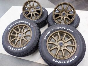 S 送料無料 新作 ジャオス トライブ クロス 18 6H139.7 8.5J+55 オープンカントリーAT 265/65R18 ランドクルーザー 300系 250系 レクサスLX