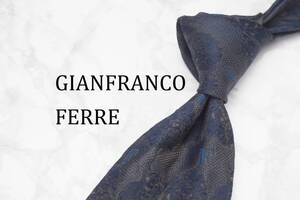 【美品】GIANFRANCO FERRE ジャンフランコフェレ A-1046 ITALY イタリア製 ブランド ネクタイ 良品 古着 卸 USED オールド SILK