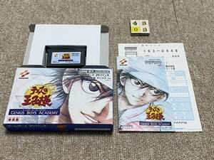 (GBA)「テニスの王子様 GENIUS BOYS ACADEMY 攻略本付きセット」(箱・説明書・はがき 付/中古-A4303R3SET)