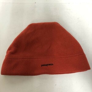 Patagonia　M　フリース帽　レッド　赤　ポリエステル　帽子　ユニセックス