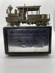 HOn3 NORTHWEST SHORT LINE CLASS A CLIMAX 15TON TEE BOILER