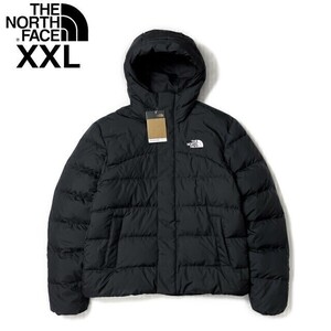 1円～!売切!【正規新品】THE NORTH FACE◆BALTIC DOWN PUFFER HOODIE ダウン US限定 男女兼用 大きいサイズ 防寒 軽量(XXL)黒 190122-100