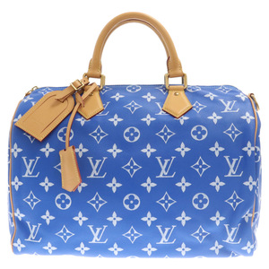 LOUIS VUITTON ルイヴィトン 24SS M24417 SPEEDY スピーディ P9 バンドリエール 40 モノグラム 3WAYショルダーバッグ ヴェール ブルー