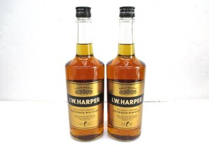 I.W.HARPER　GOLD　MEDAL　BOURBON　WHISKEY　2本　700ｍｌ