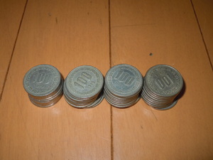 韓国 旧100ウォン硬貨 40枚 大韓民国 100ウォン 100 won 古銭 まとめ 大量 外国 世界 コイン アジア