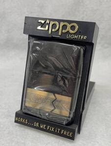 #6372 Zippo/ジッポ ライター THE ORIGINAL WIND-PLOOF 箱付 着火未確認