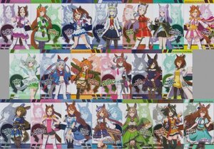 ばかうけ×ウマ娘プリティーダービー　ばかうけvol.2　２０種類　フルコンプ　シール　ステッカー　送料込み