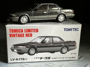 LV-N178a トヨタ マークII 2.5GT （黒/銀） （1/64スケール トミカリミテッドヴィンテージNEO 288985）