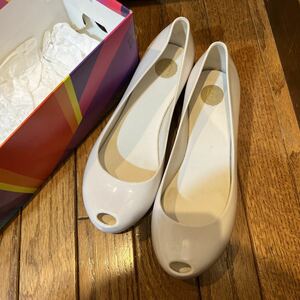 melissa ラバーサンダル　フラットシューズ ホワイト