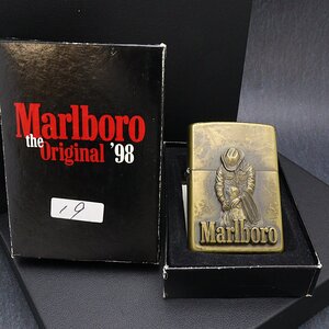 Zippo ジッポ マルボロ 1998製カウボーイ 撮影時着火確認 ブランドライター喫煙具 箱入り ◆おたからや【G-B40655】同梱-2