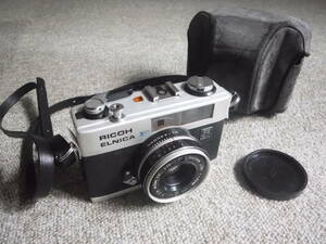 【中古】RICOH フィルムカメラ ELNICA F RIKENON 40mm F2.8 ◆ リコー エルニカ レンジ ファインダー【作動確認済】