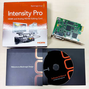 Blackmagicdesign Intensity Pro HDMI and Analog HD/SD Editing Card ジャンク